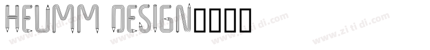 Heumm design字体转换